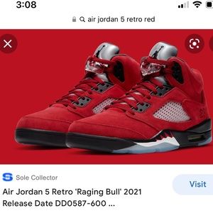 Air Jordan 5 retro “raging bull”